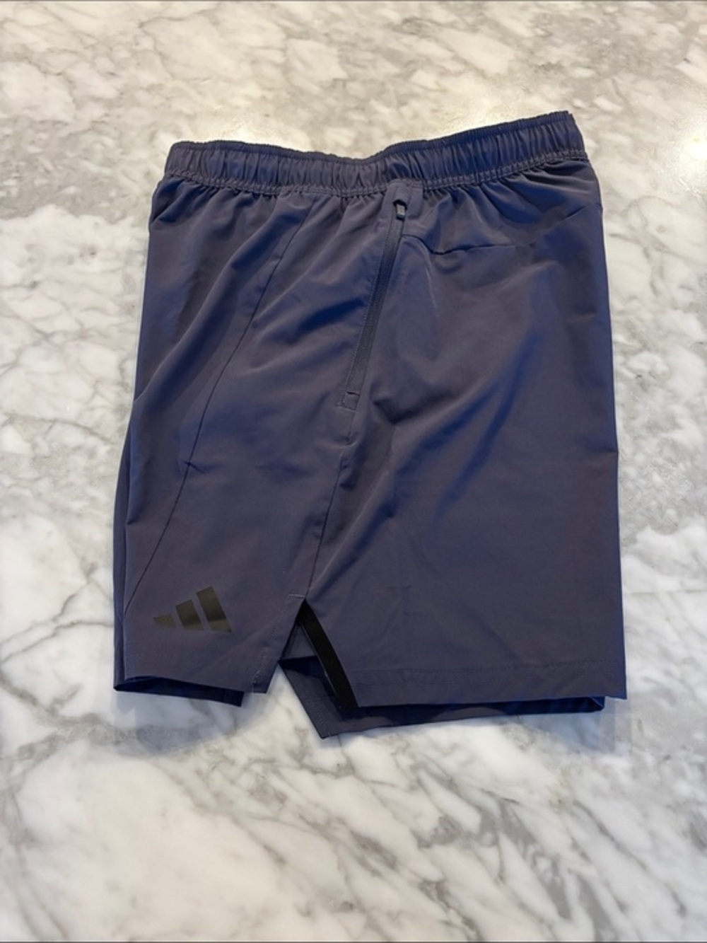 Adidas blue D4T 7” Performance Shorts